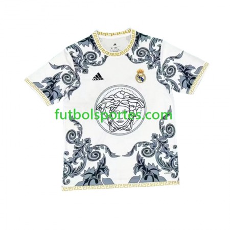 Camiseta Real Madrid Versace Edition Primera Equipación Blanco 2024/2025